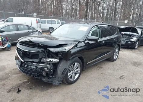 2022 Acura Mdx Standard z USA, uszkodzony, nr VIN 5J8YE1H36NL043273